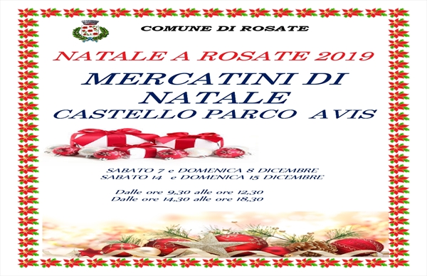 Mercatini di Natale a Rosate