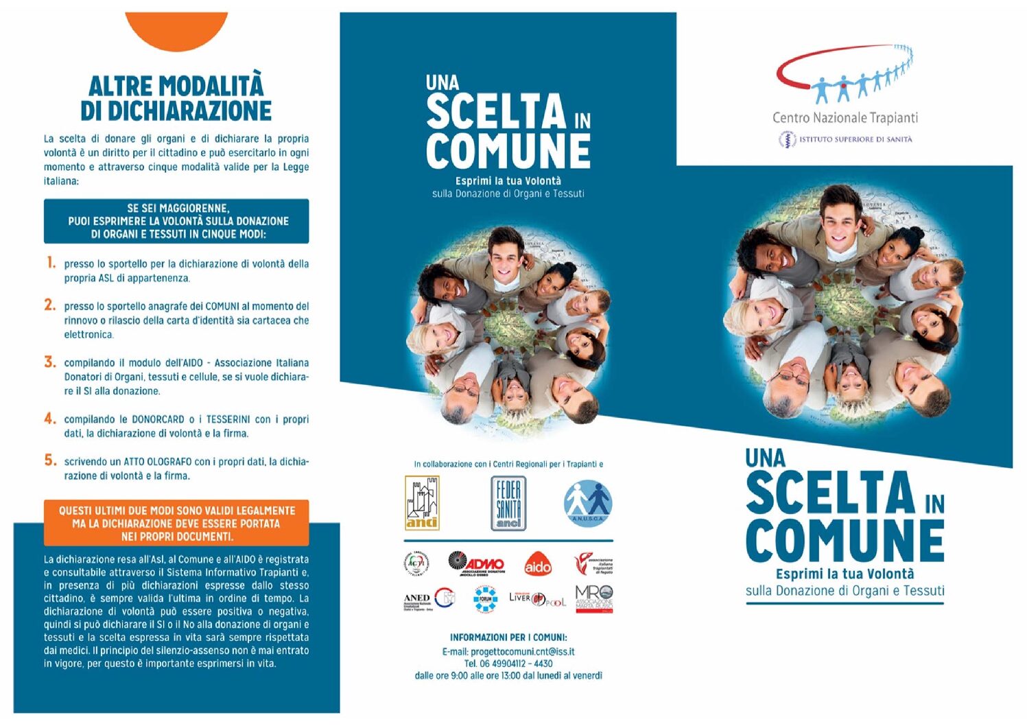 Esprimi la tua volontà sulla donazione di organi e tessuti