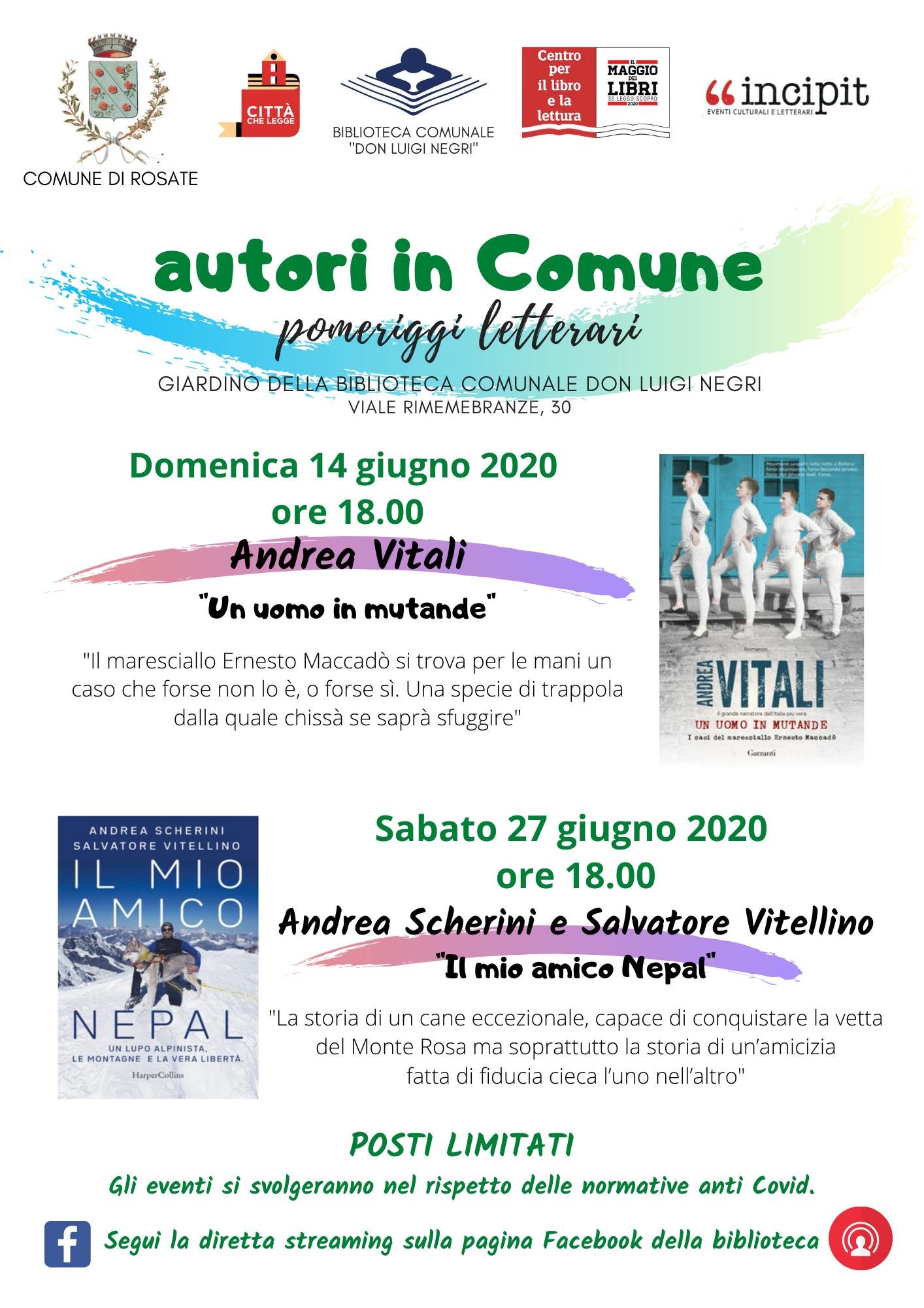 Autori in Comune – pomeriggi letterari