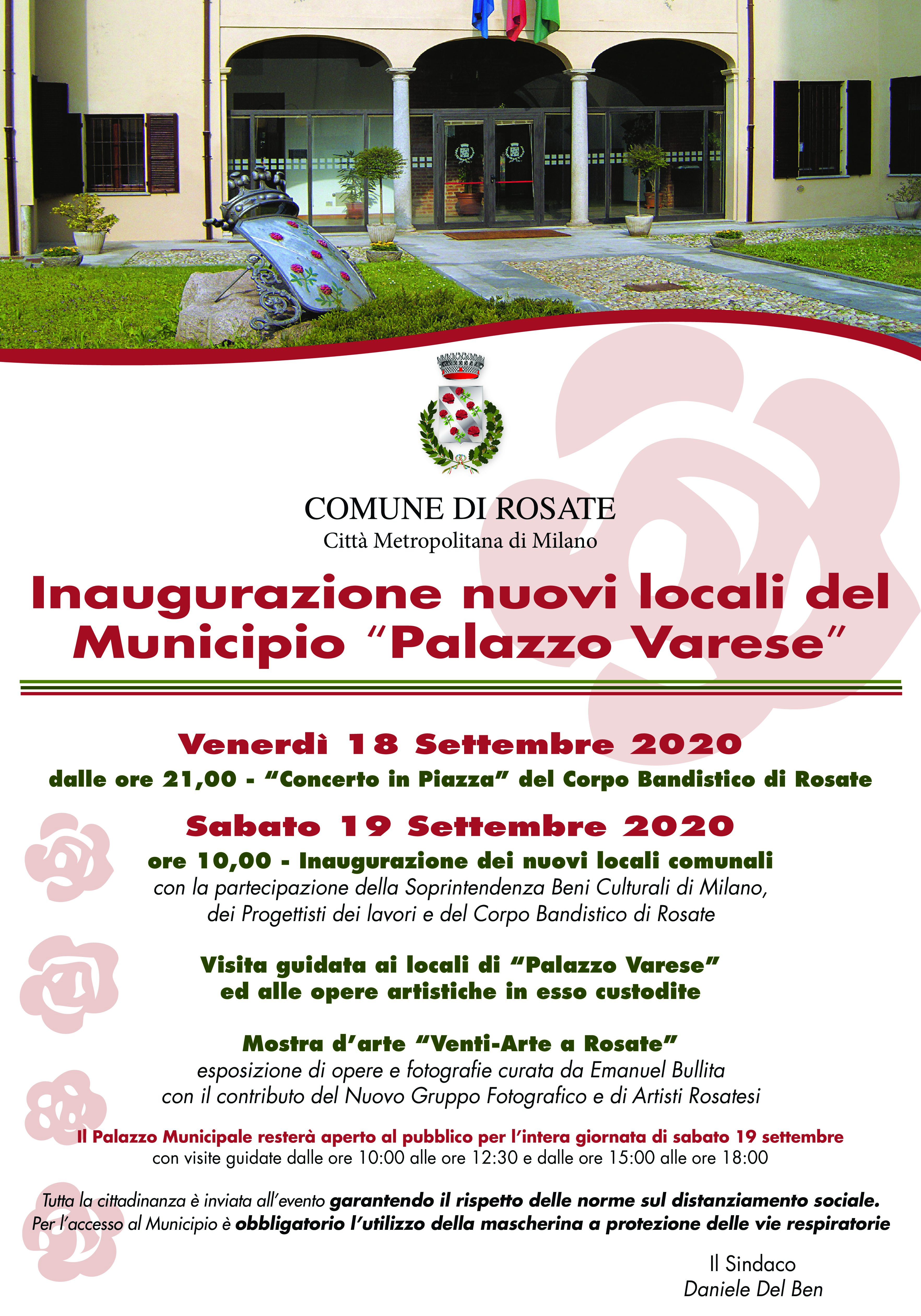 Inaugurazione nuovi locali del Municipio “Palazzo Varese”