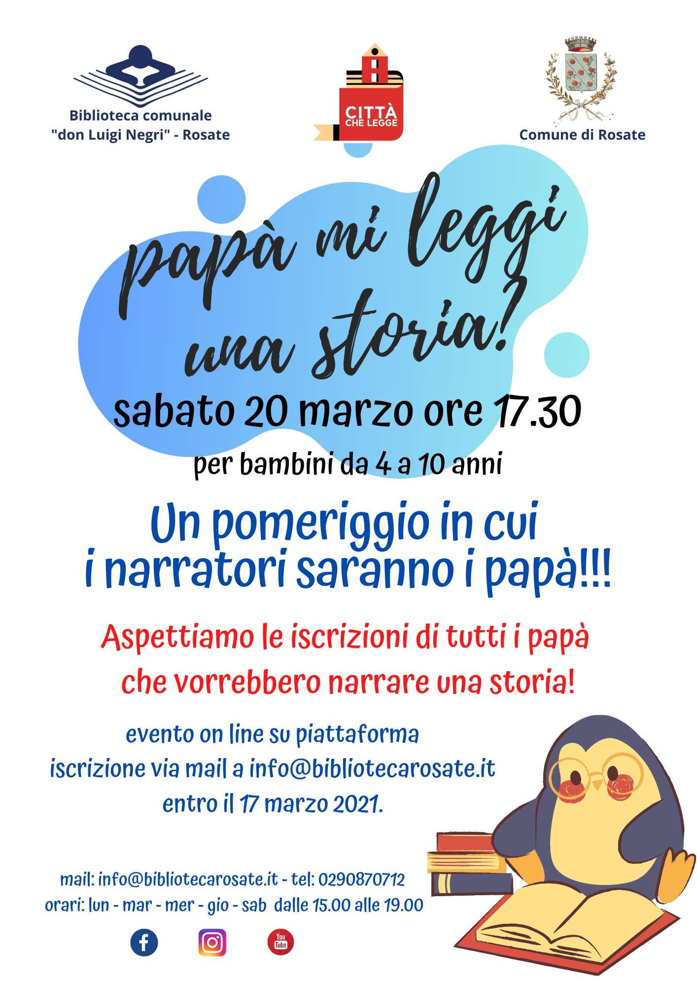 Papà mi leggi una storia?