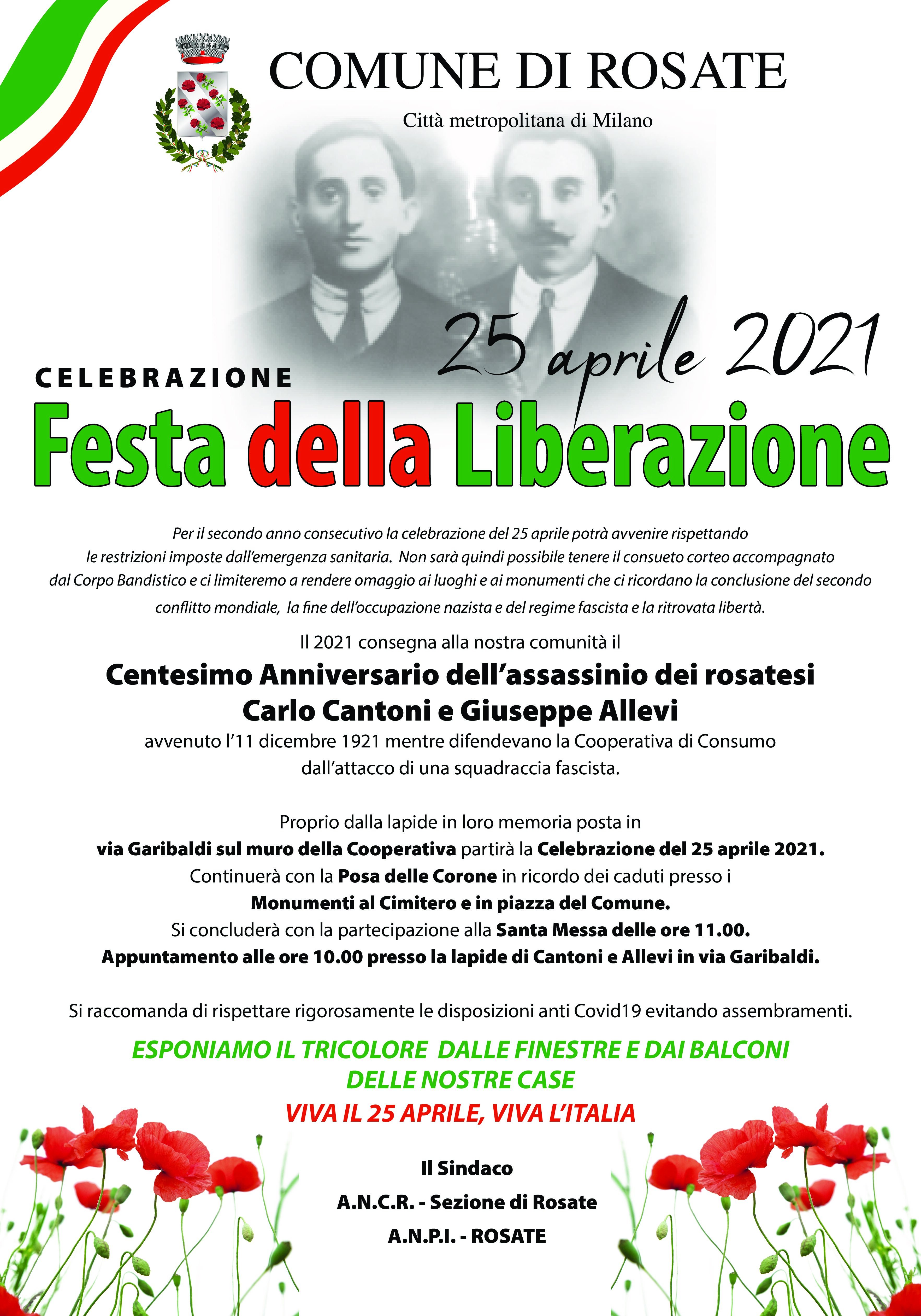 Festa della Liberazione -25 Aprile 2021