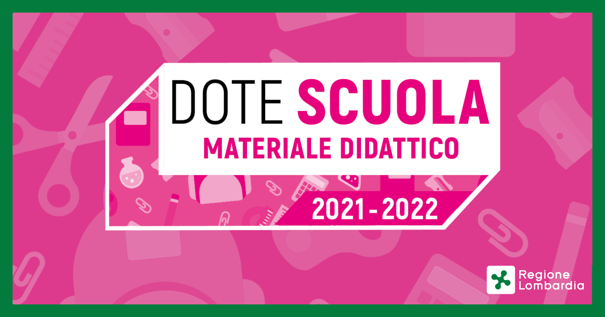 Dote Scuola 2021/2022 – Materiale didattico e Borse di studio statali: domande dal 13 maggio al 15 giugno 2021