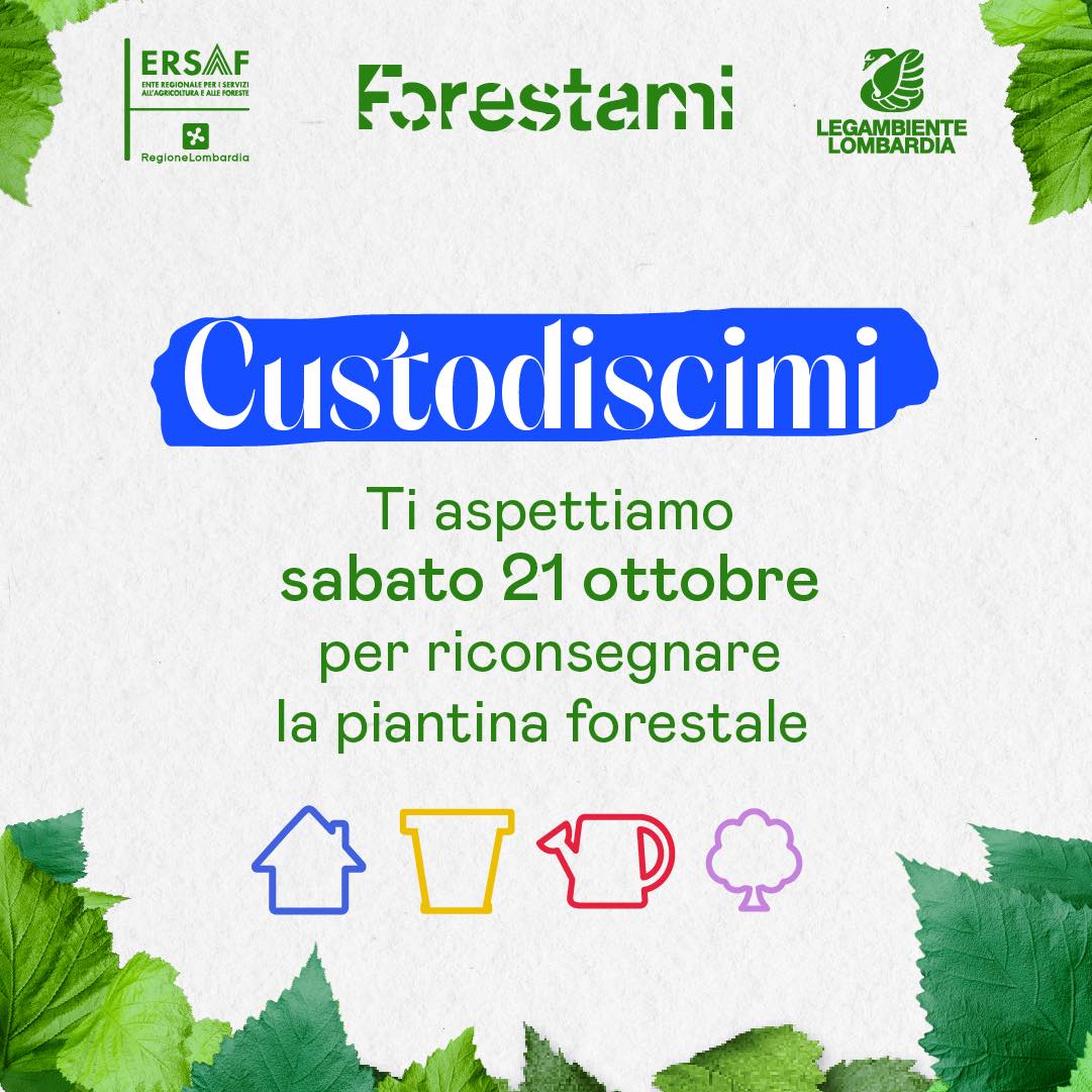 ForestaMI – riconsegna della piantina forestale