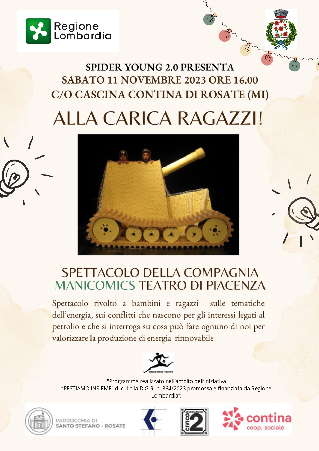 Spettacolo Teatrale “Alla carica ragazzi”