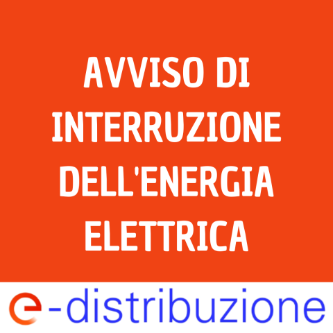 Avviso interruzione di energia elettrica