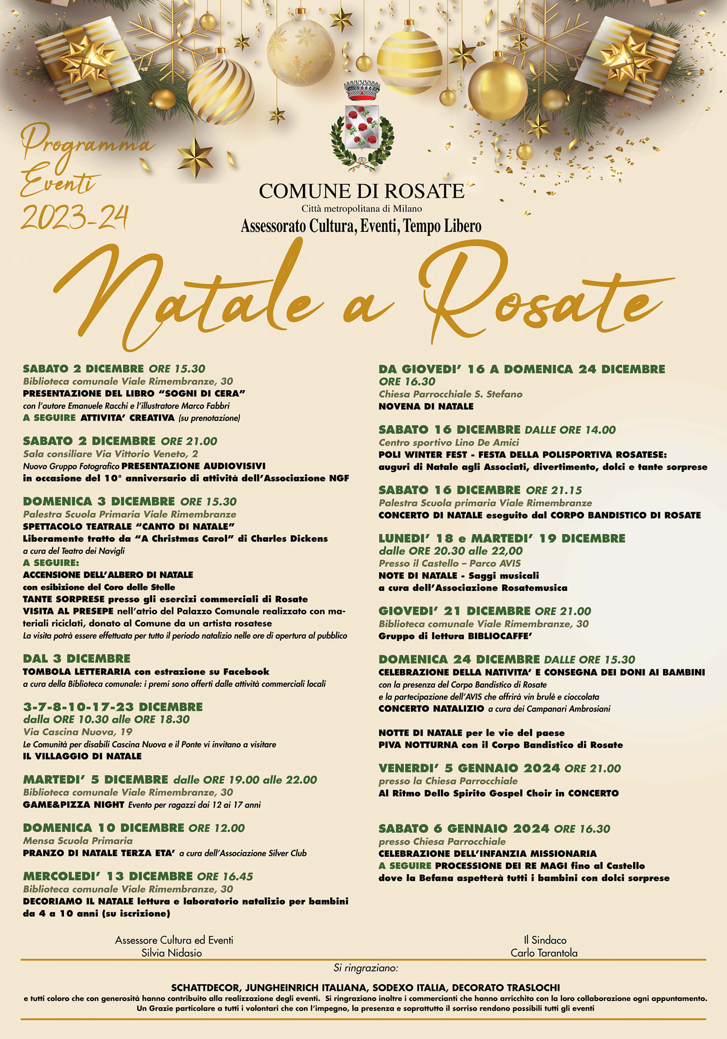 Natale a Rosate 2023