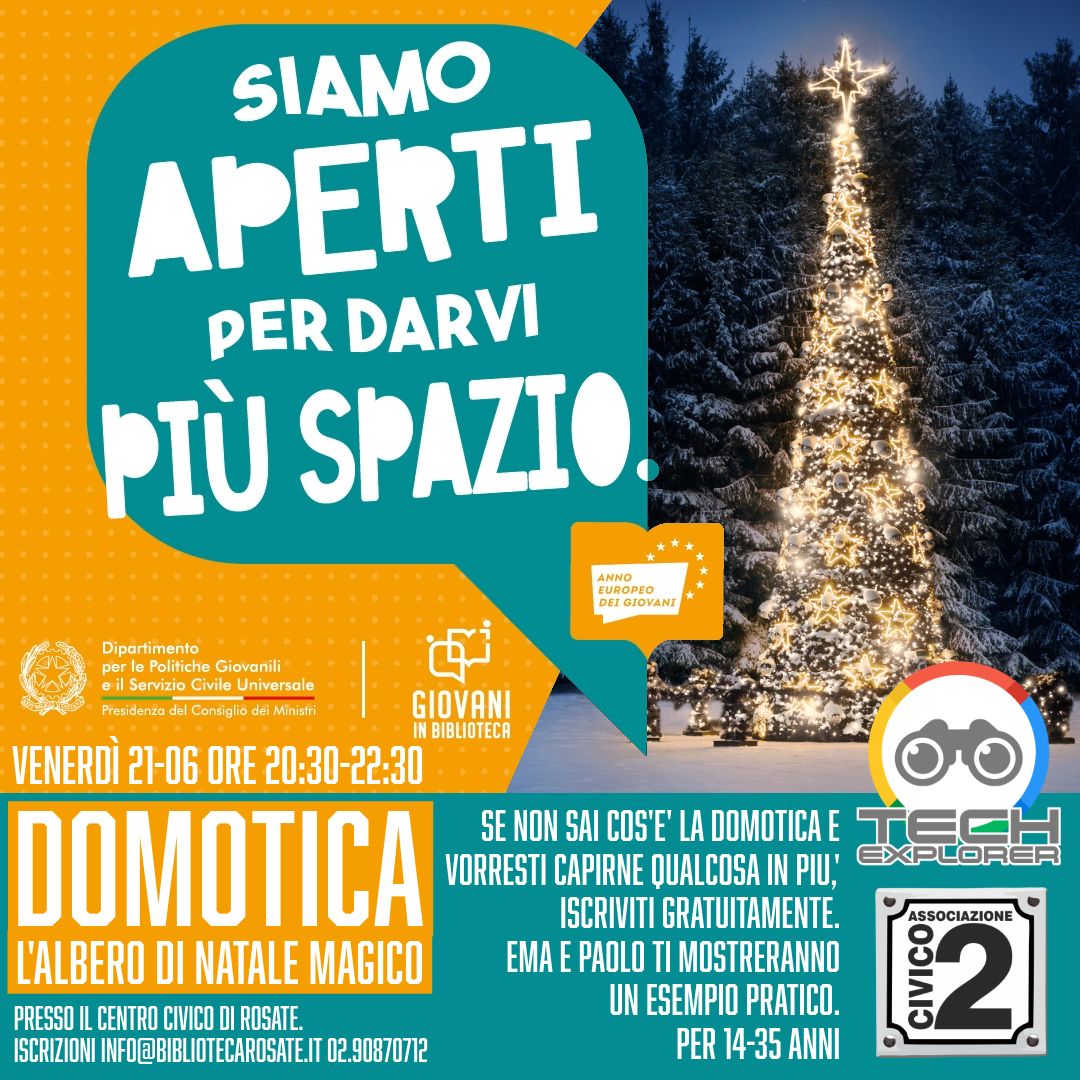 Domotica – L’albero di Natale magico