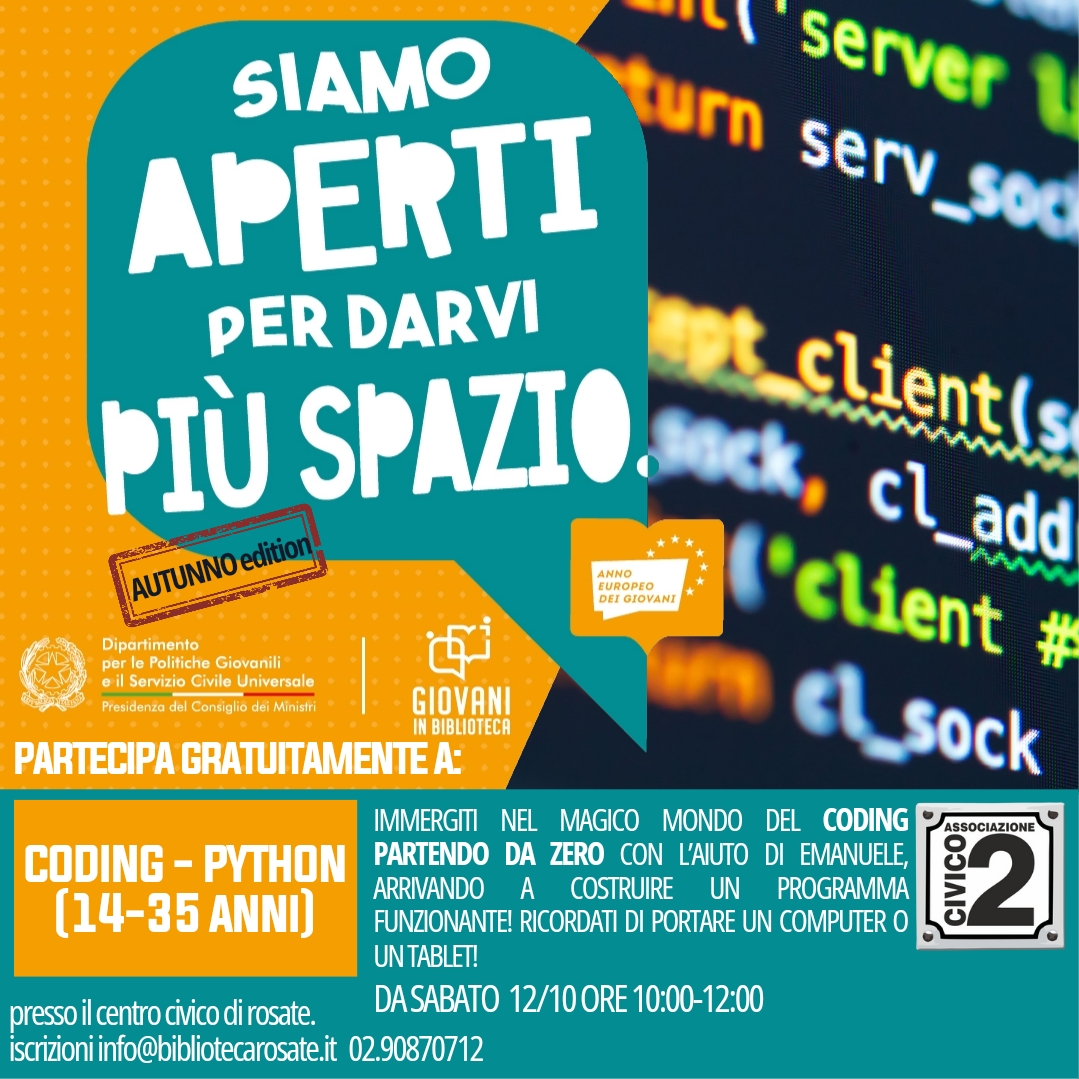 Corso di programmazione in Python