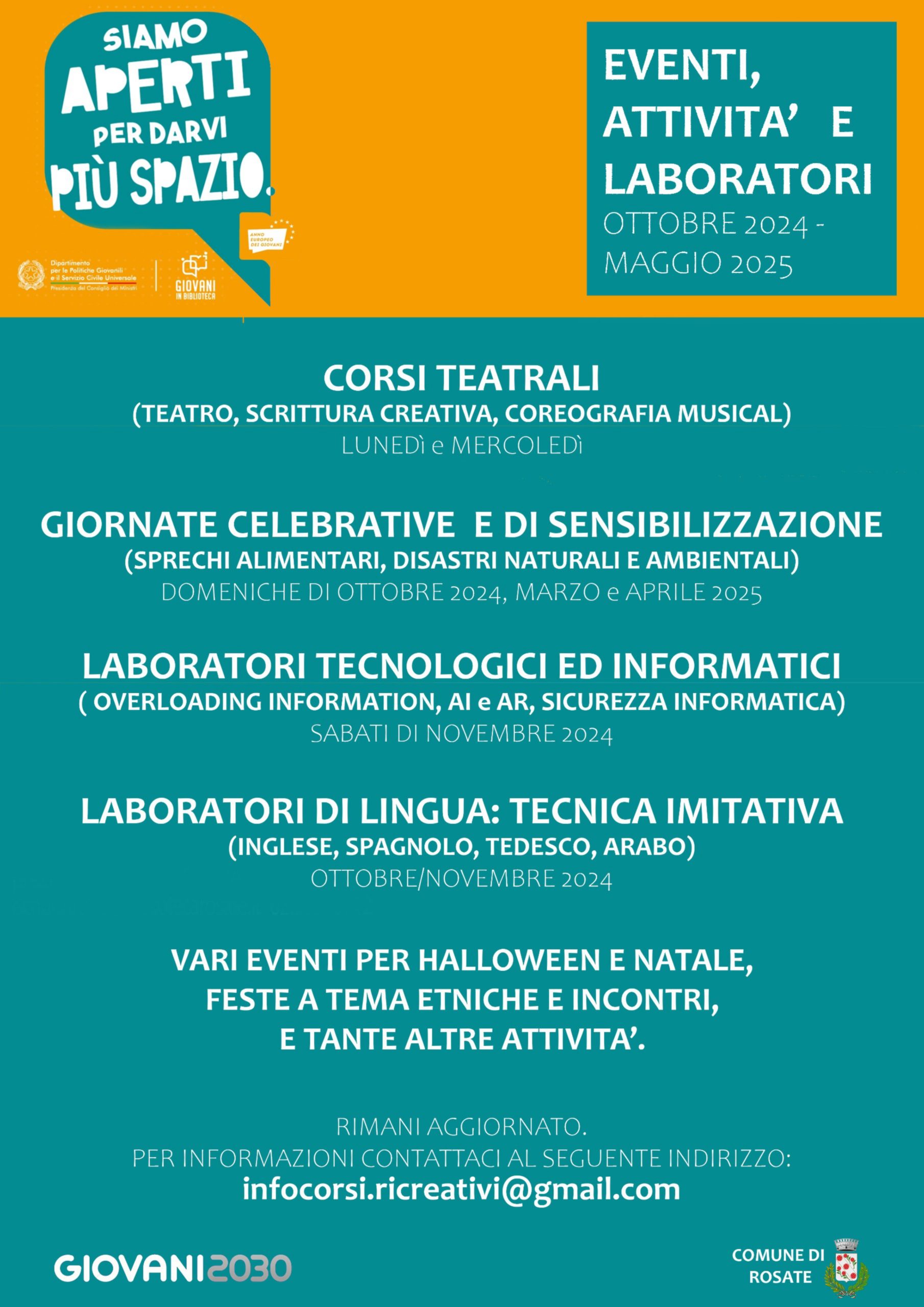 Eventi, Attività e Laboratori