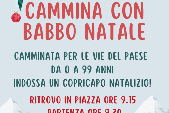 Cammina con Babbo Natale