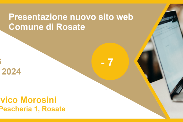 Attivazione del nuovo sito del Comune di Rosate