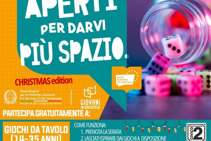 Giochi da tavolo Christmas edition per giovani dai 14 ai 35 anni